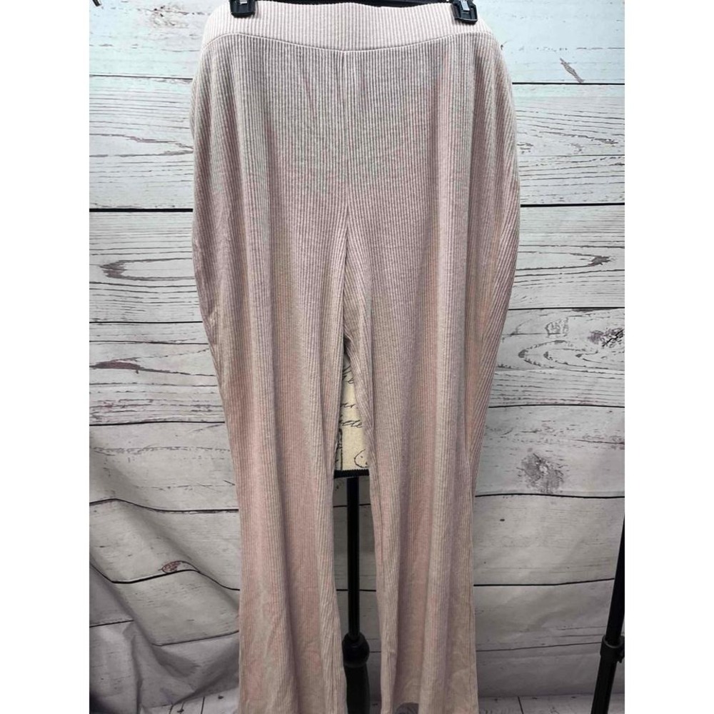 Maurices  Rose Pink Pleated Ribbed‎ High Waist Sweatpants  XL